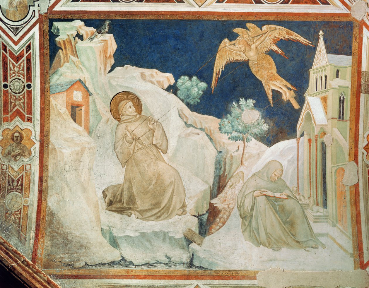 Szent Ferenc a stigmákat kapja alkotó: Pietro Lorenzetti