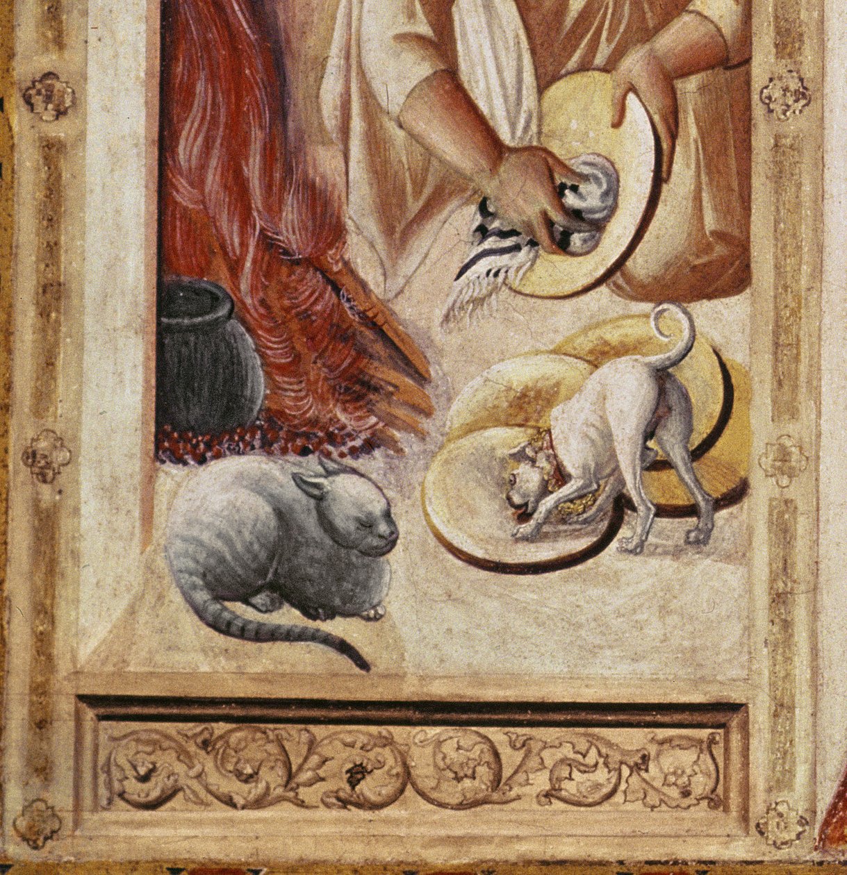 Az utolsó vacsora (182061 részlet) alkotó: Pietro Lorenzetti