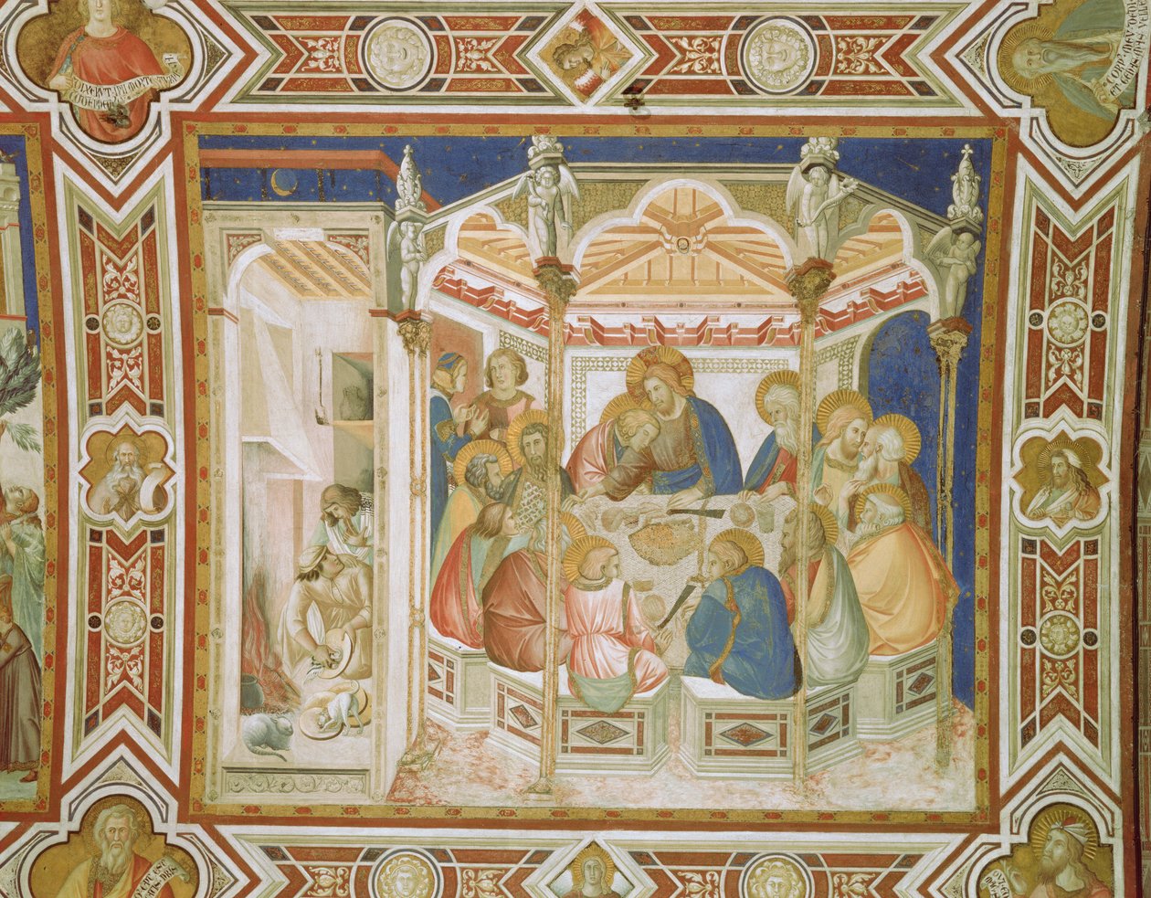 Az utolsó vacsora alkotó: Pietro Lorenzetti