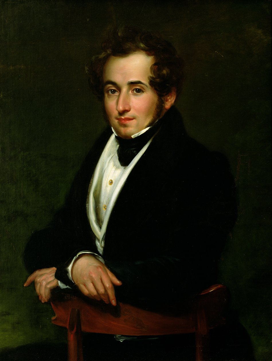 Vincenzo Bellini (1801-35) portréja alkotó: Pietro Lucchini