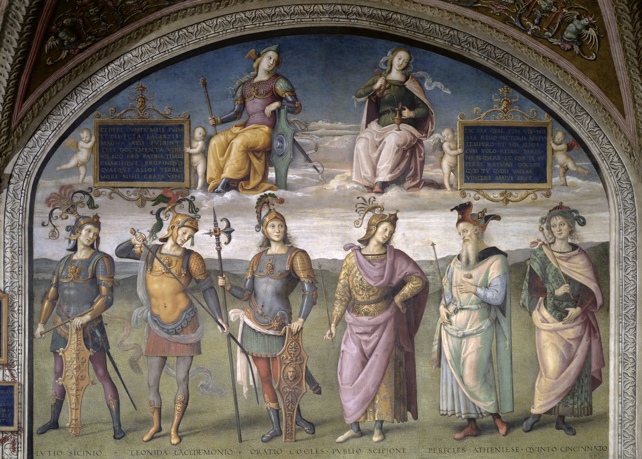 Szerencse és mértékletesség Lunette, a Sala dell