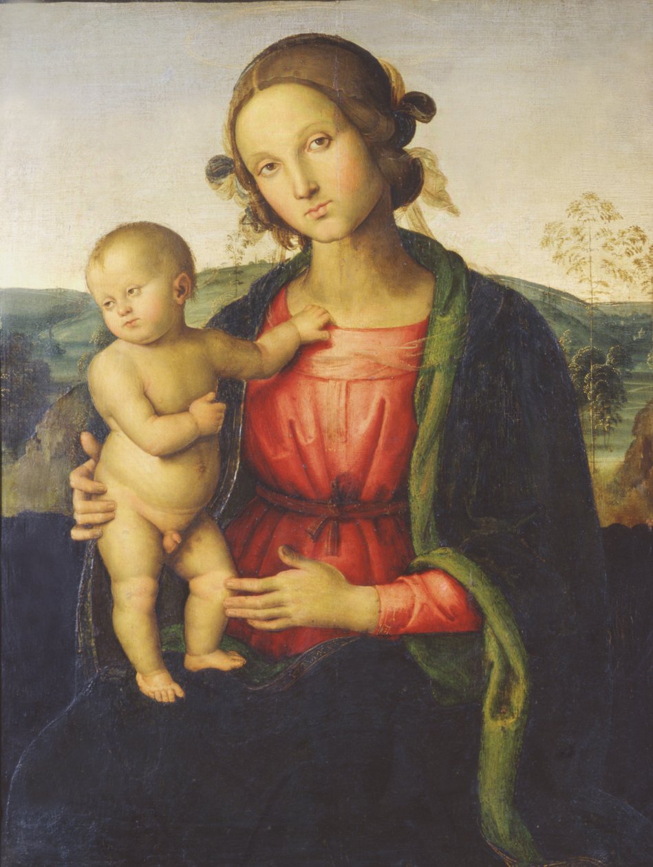 Madonna és gyermeke alkotó: Pietro Perugino