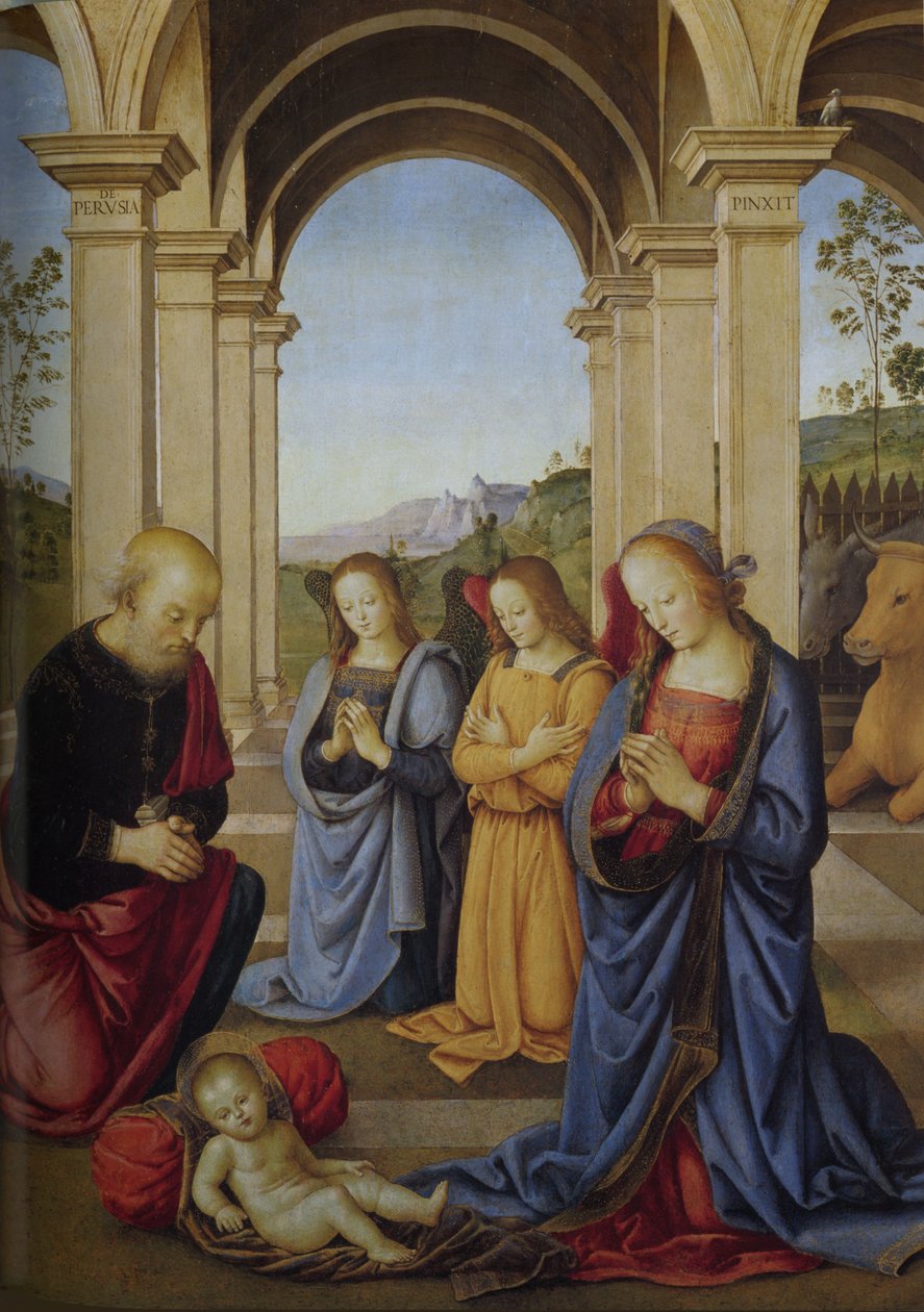 Albani Torlonia poliptikus. alkotó: Pietro Perugino