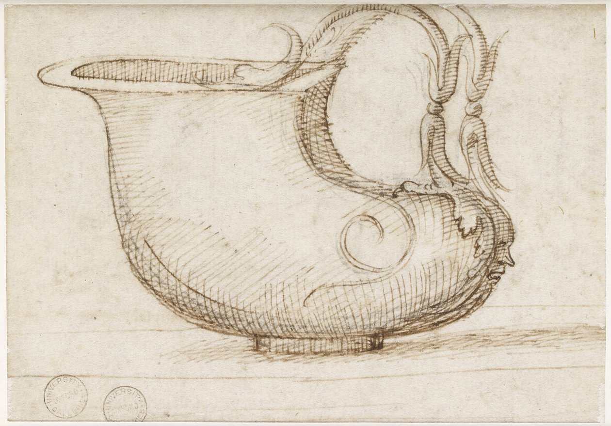 Verso: Egy antik hajó, WA1846.6 alkotó: Pietro Perugino