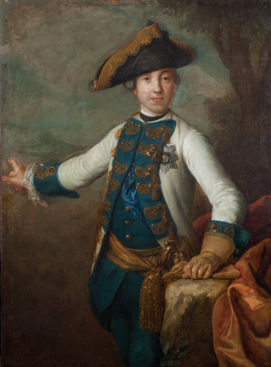Fedorovics Péter nagyherceg (később III. Péter oroszországi) portréja alkotó: Pietro Antonio Rotari
