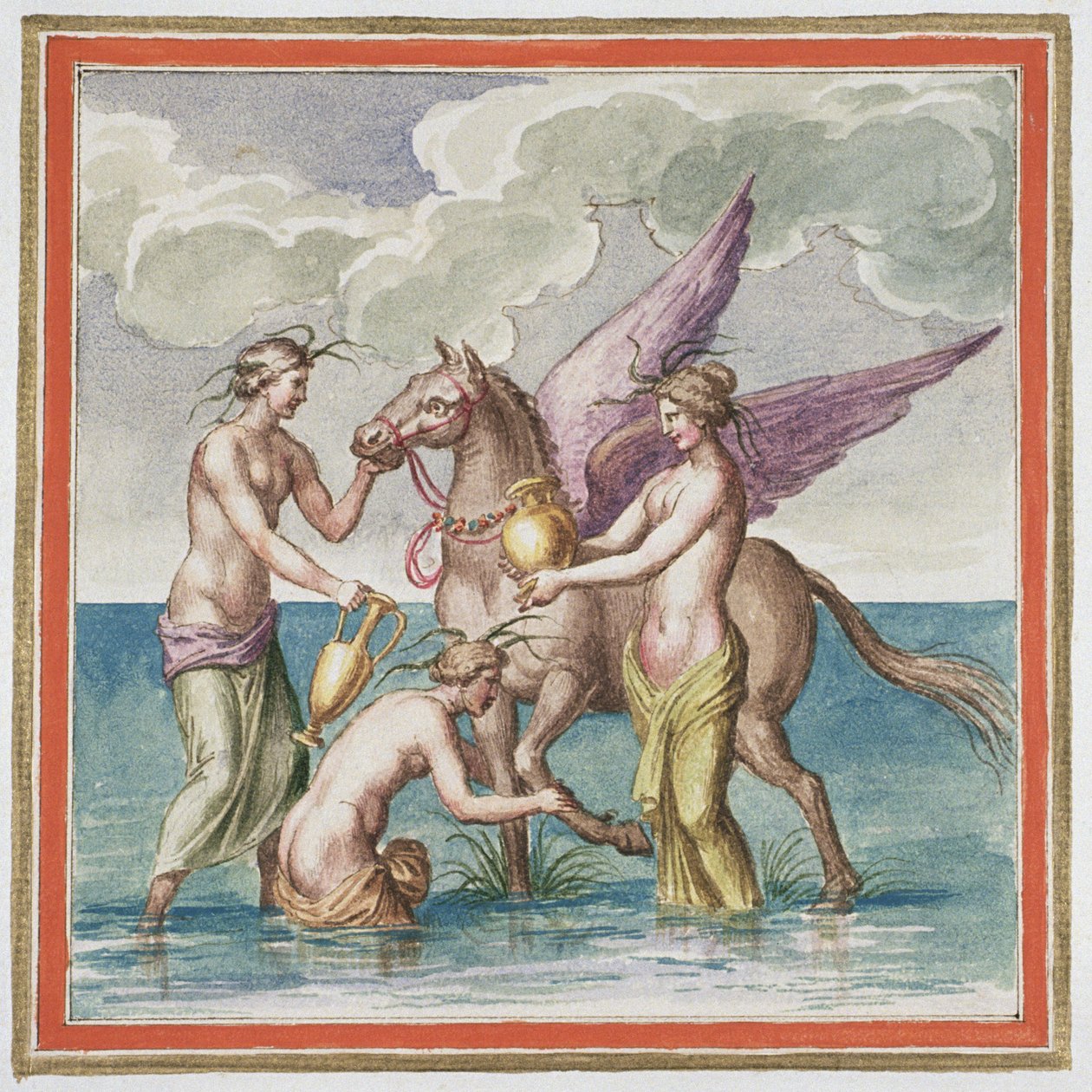 Ms Gen 1496 XXX. tábla Pegazus, 1674 alkotó: Pietro Santi Bartoli