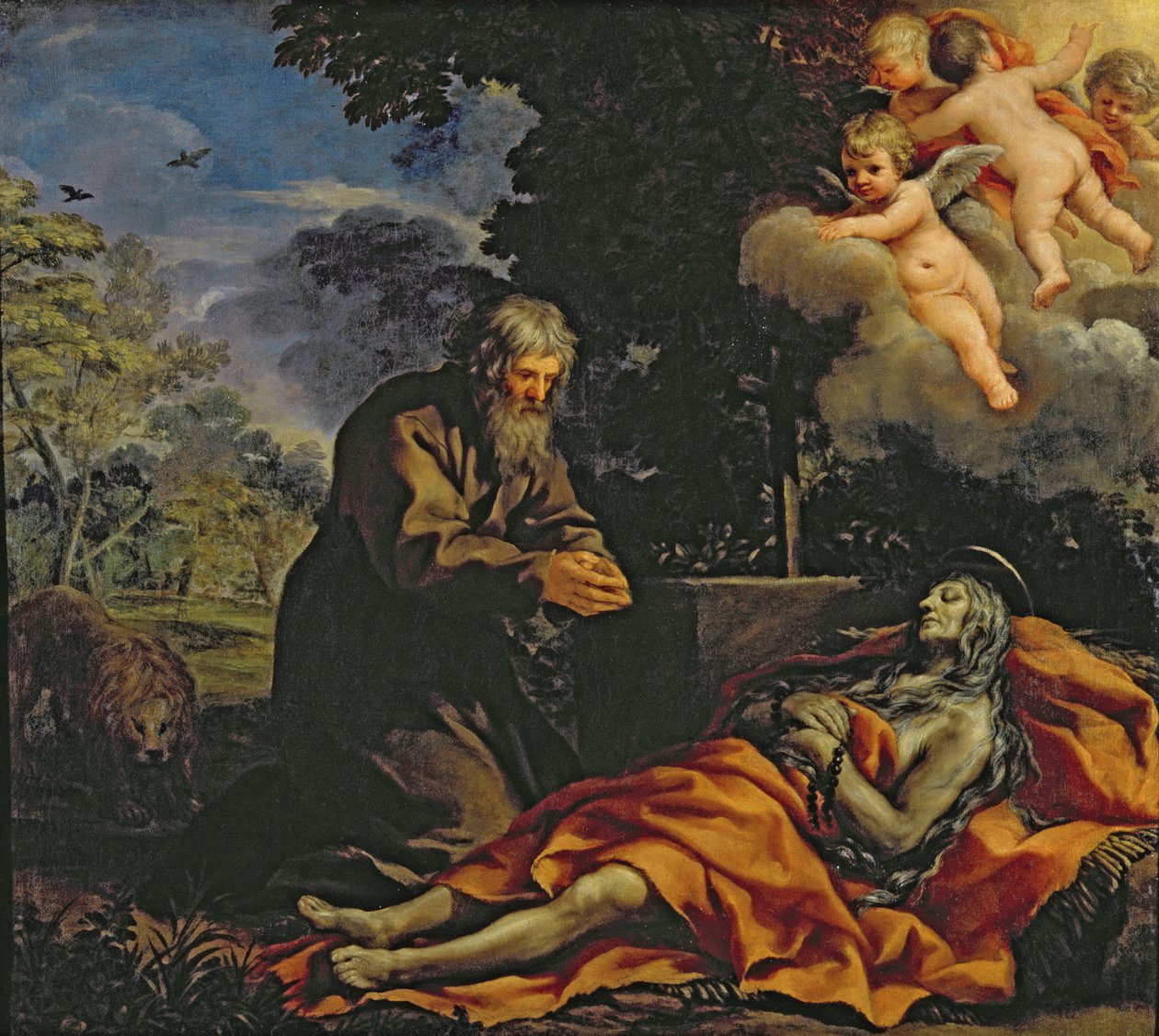 Egyiptomi Szent Mária halála alkotó: Pietro da Cortona