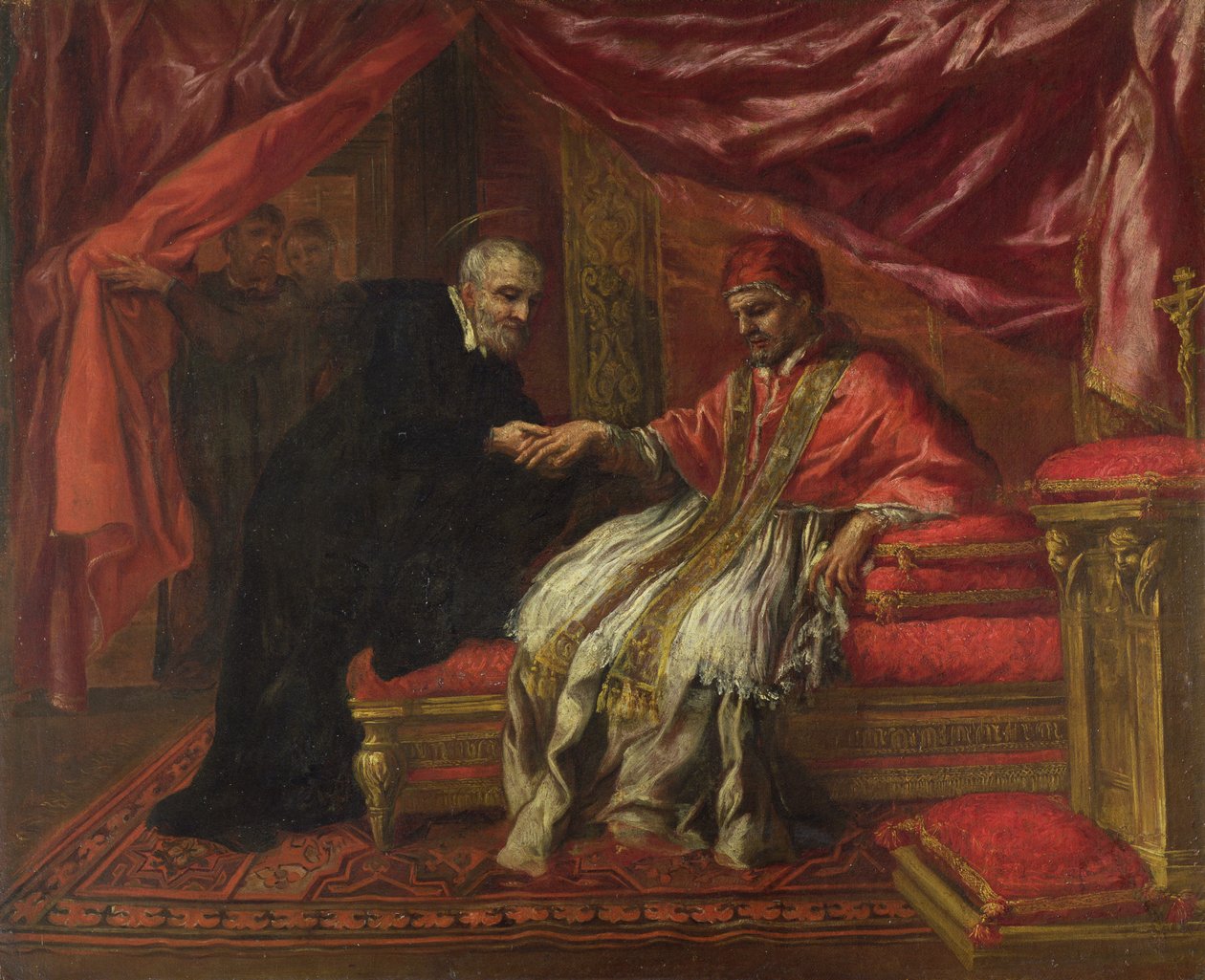 Szent Fülöp Neri Kelemen pápa gyógyítása VIII alkotó: Pietro da Cortona