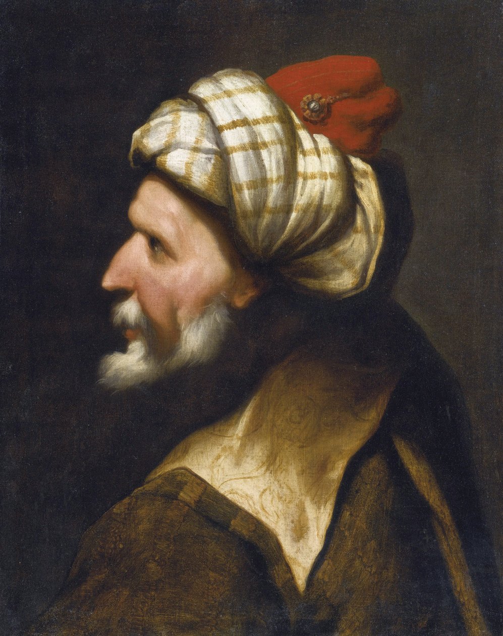 A Barbarossa néven ismert Khizir Khayr ad-Din (Ad Din) portréja alkotó: Pietro  Della Vecchia