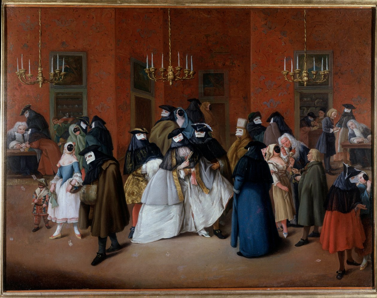 The Foyer (Festmény, 1760 körül) alkotó: Pietro (after) Longhi