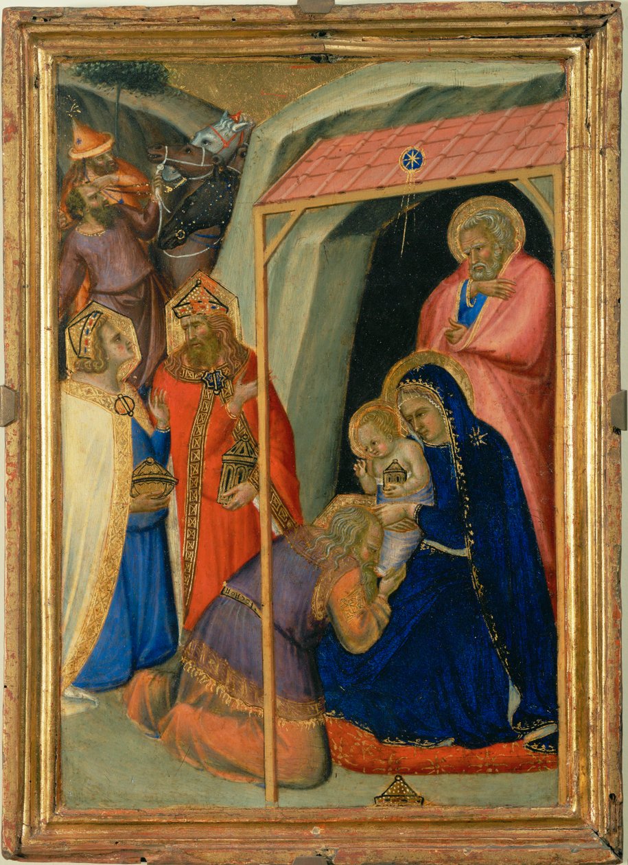 A bölcsek imádása ... alkotó: Pietro (attr. to) Lorenzetti