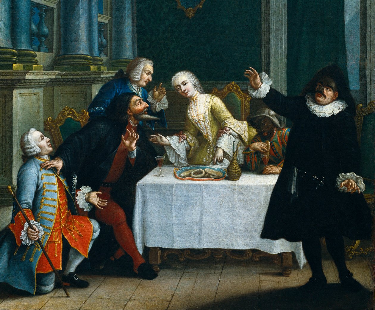 "A snack a maszkokkal"" Commedia dell