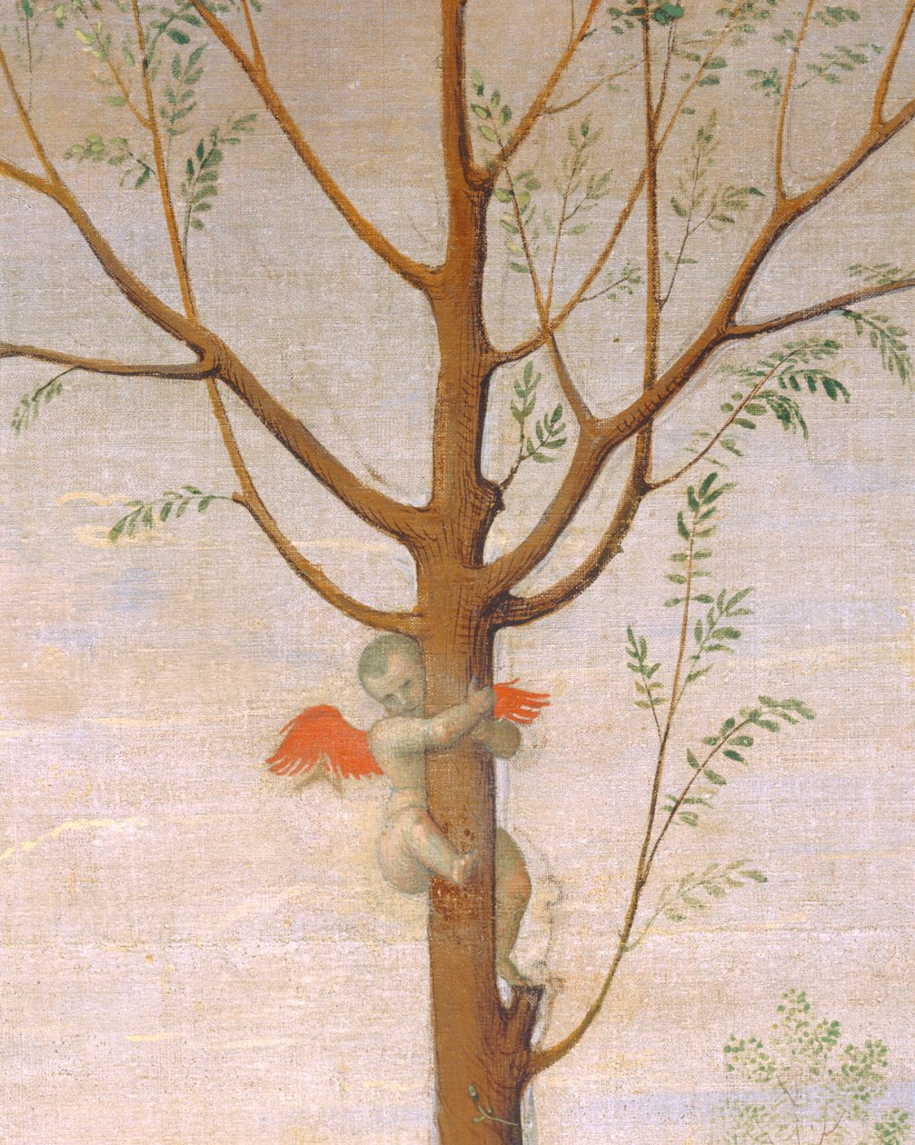 A szerelem és a tisztaság közötti harc ... alkotó: Pietro (studio of) Perugino