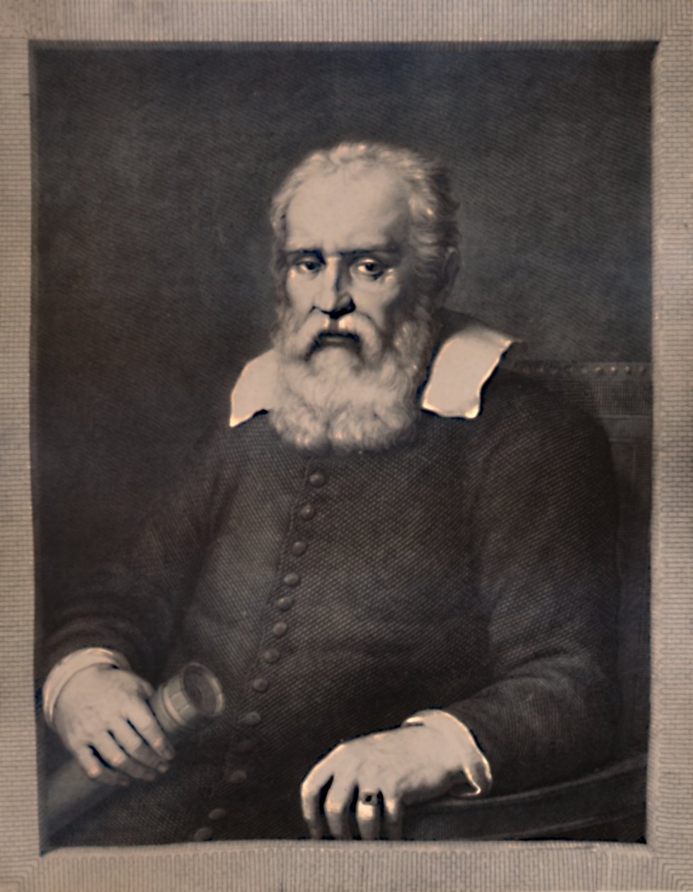 Galileo Galilei olasz tudós, 1894. század vége vagy 19. század eleje alkotó: Pietro Antonio Leone Bettelini
