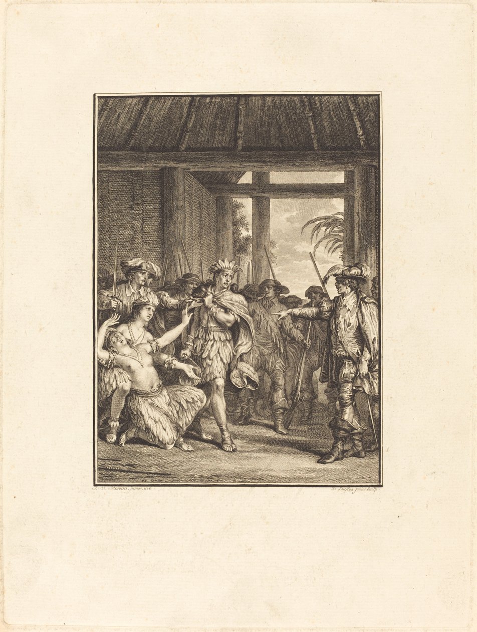 Az új világ felfedezése alkotó: Pietro Antonio Martini after Jean Michel Moreau