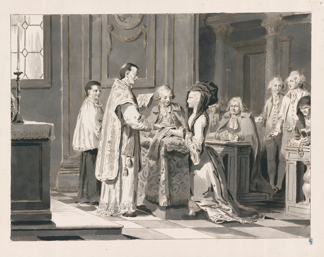 Házasság a hét szentségből alkotó: Pietro Antonio Novelli