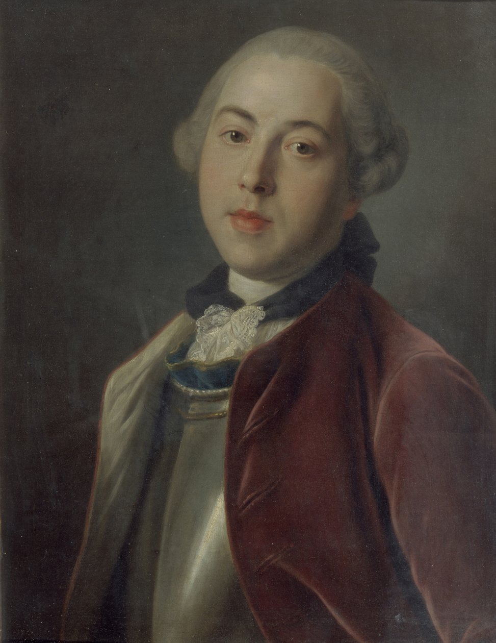 Alekszandr Mihajlovics Golicin gróf portréja alkotó: Pietro Antonio Rotari