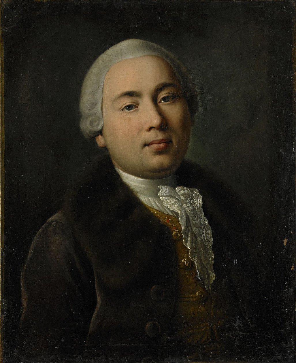 Valentin Platonovics Musin-Puskin gróf portréja 1735-1804 alkotó: Pietro Antonio Rotari