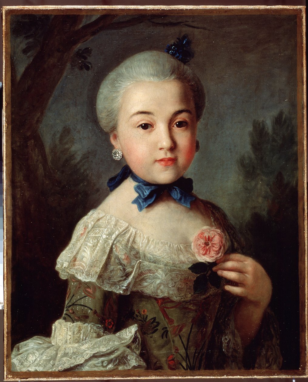 Varvara Seremetyeva grófnő portréja, 1760 alkotó: Pietro Antonio Rotari