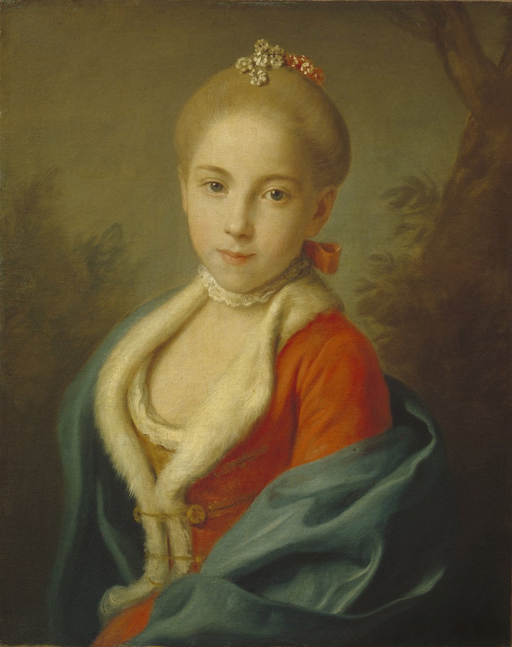 Katalin Holstein-Beck hercegnő portréja 1750-1811, 1760-1762 alkotó: Pietro Antonio Rotari