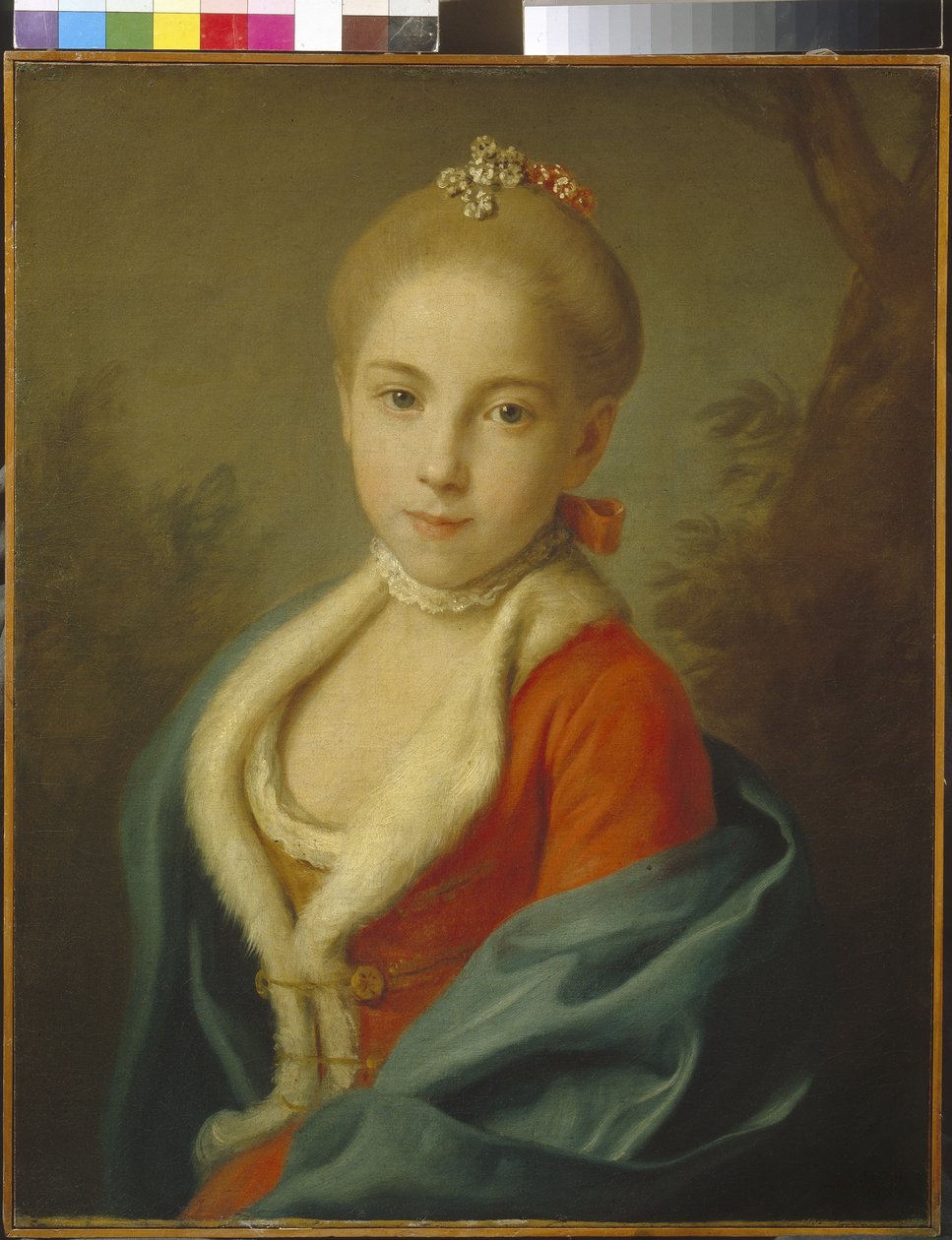 Katalin Holstein-Beck hercegnő portréja, 1760-62 alkotó: Pietro Antonio Rotari