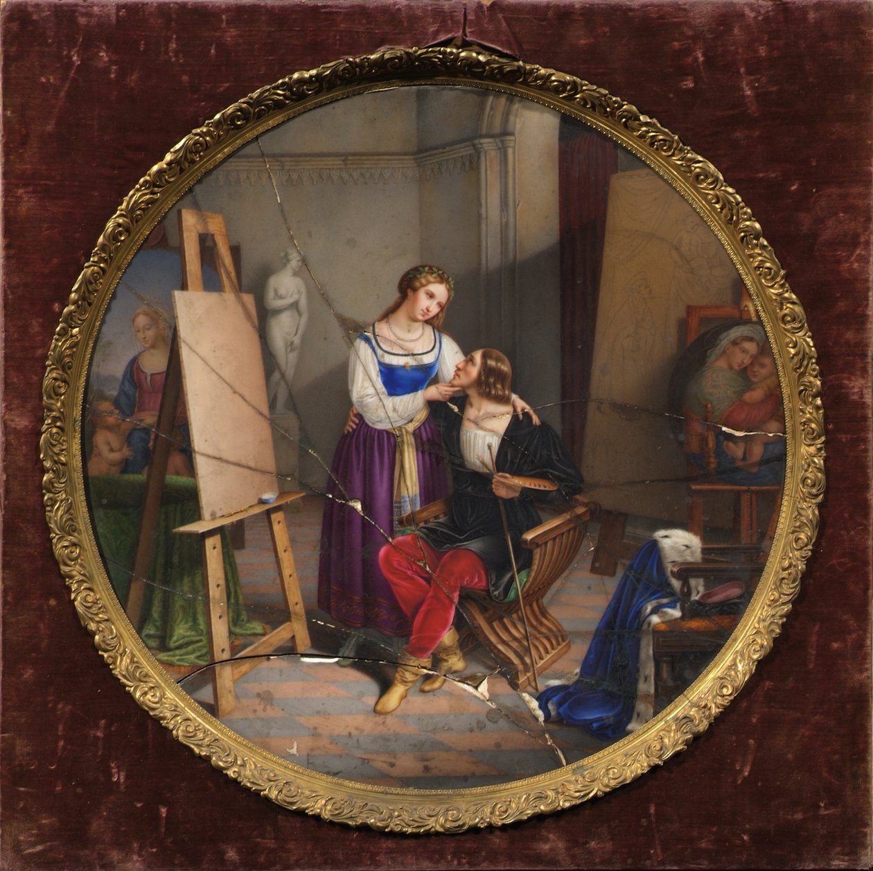 Raphael és a Fornarina alkotó: Pietro Bagatti Valsecchi