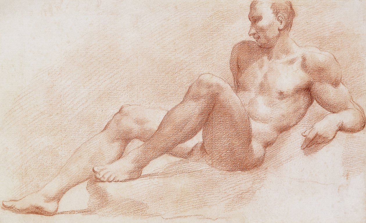 Egy fekvő akt, alkotó: Pietro Dandini