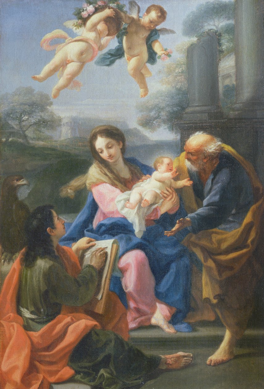 A Szent Család a Művészsel alkotó: Pietro De Pietri