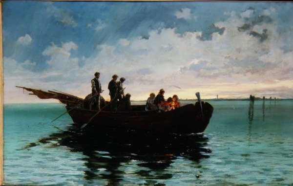 Az éjszakai átkelés alkotó: Pietro Gabrini