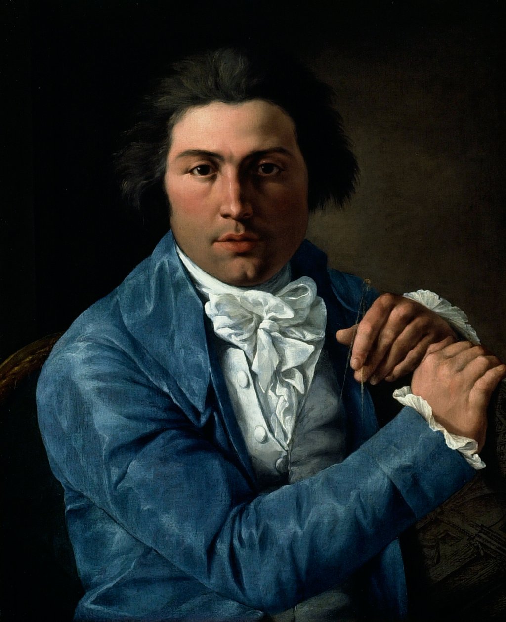 Giuseppe Valadier építész portréja alkotó: Pietro Labruzzi