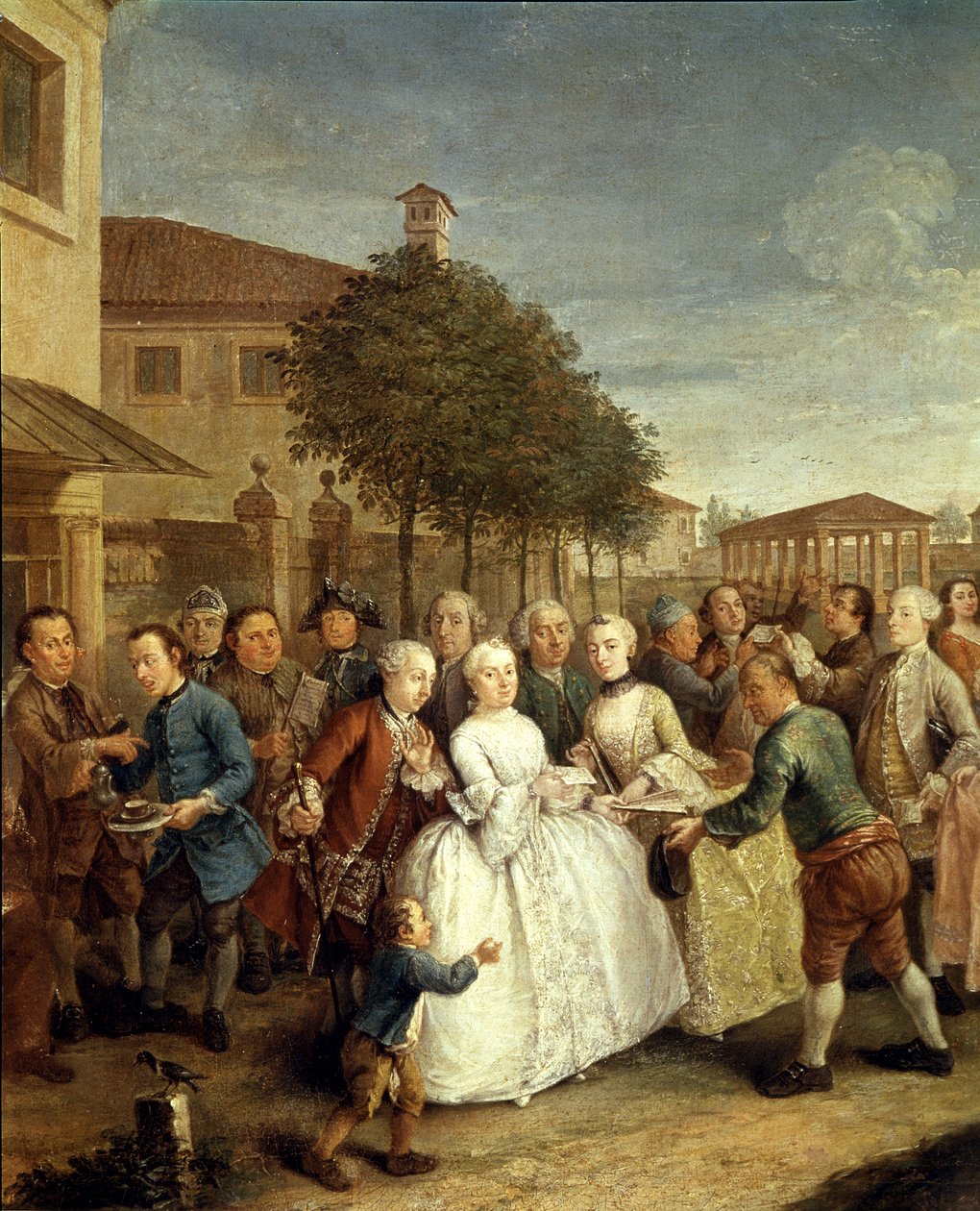 Buli a Villa Widmannban, 1750 körül (olaj, vászon) alkotó: Pietro Longhi