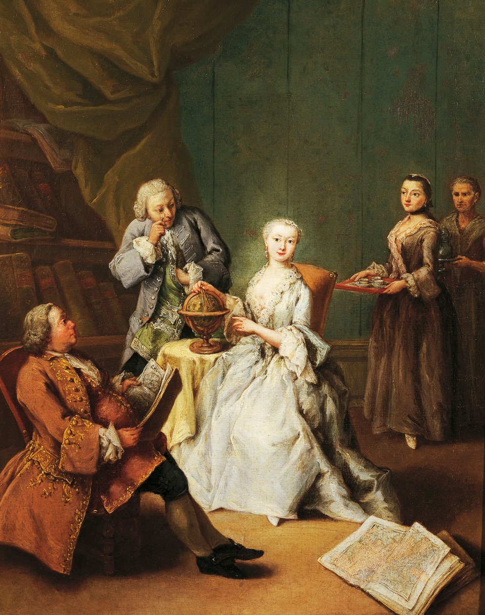 Földrajz óra alkotó: Pietro Longhi
