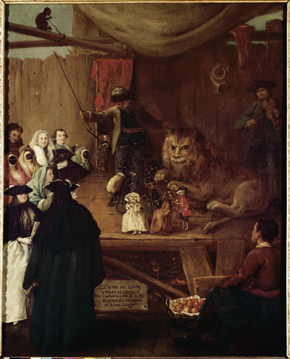 La cabane du lion – Az oroszlánkunyhó alkotó: Pietro Longhi