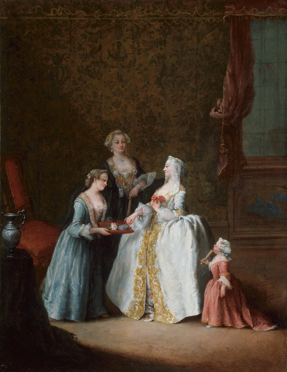 Hölgy a mosdóban alkotó: Pietro Longhi