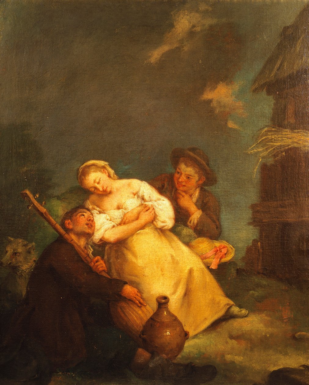 Paraszti jelenet, Pietro Longhi (1701-1785) alkotó: Pietro Longhi