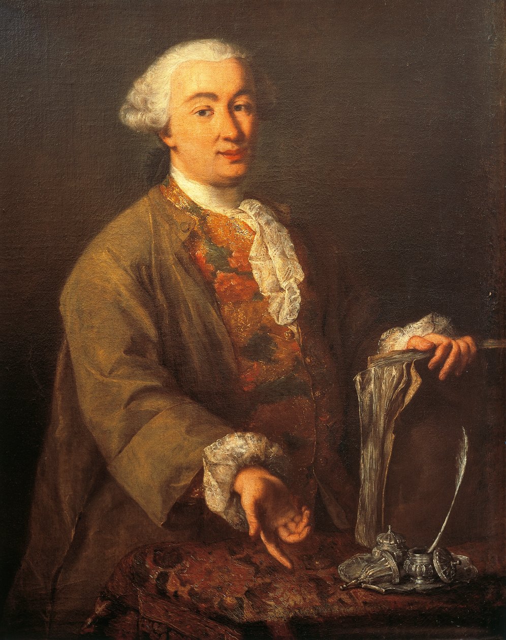 Carlo Goldoni portréja, Pietro Longhi (1701-1785). alkotó: Pietro Longhi