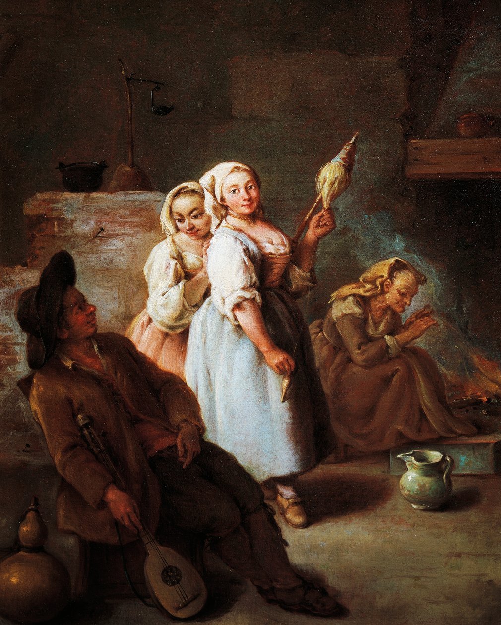 Spinnerek alkotó: Pietro Longhi