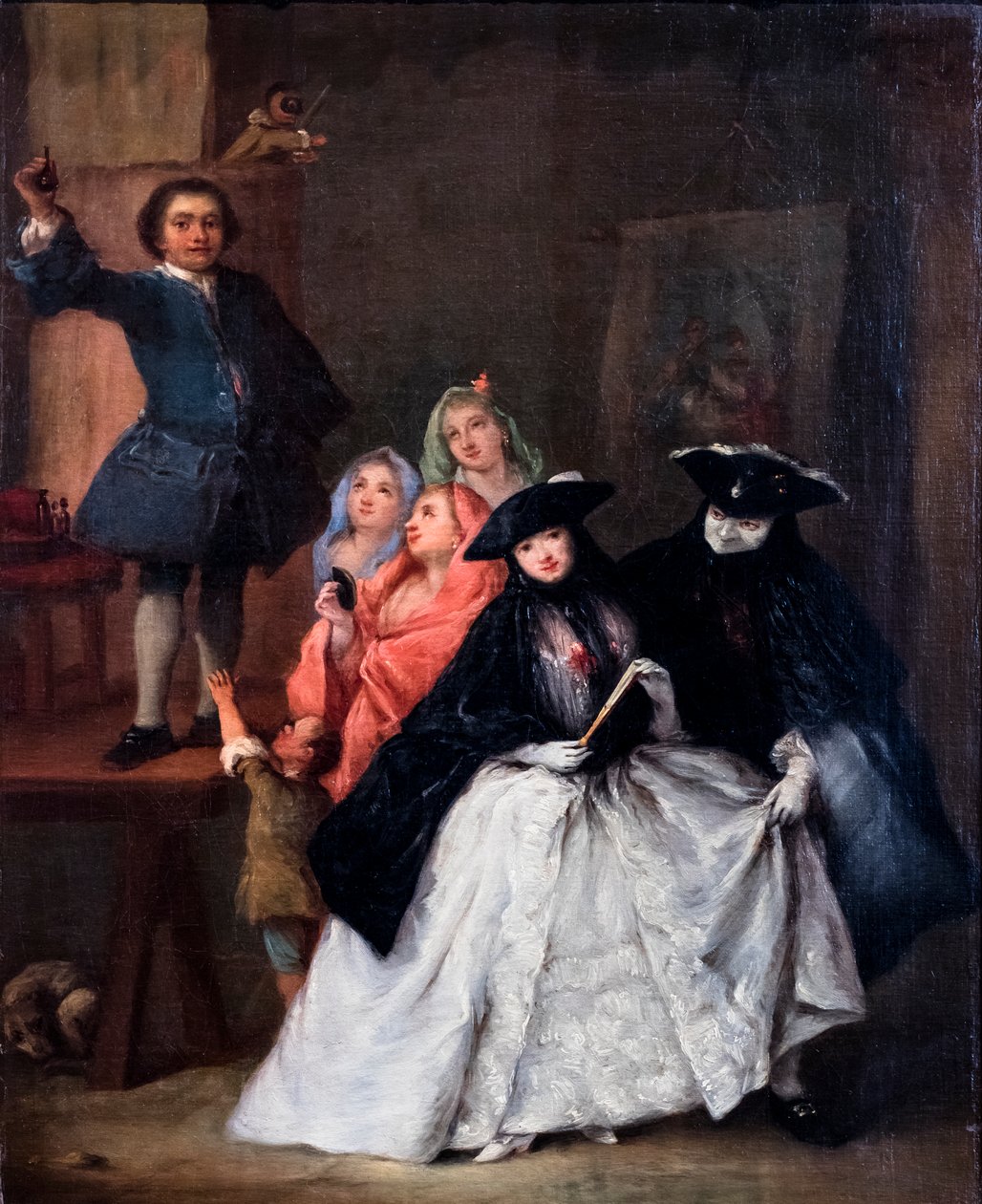 A sarlatán, 1757 körül (olaj, vászon) alkotó: Pietro Longhi
