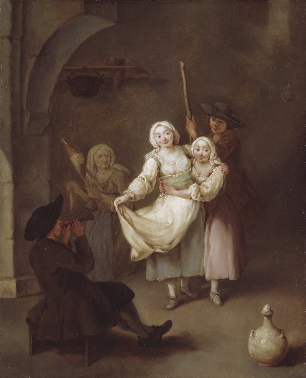 A tánc, 1750 körül (olaj, vászon) alkotó: Pietro Longhi