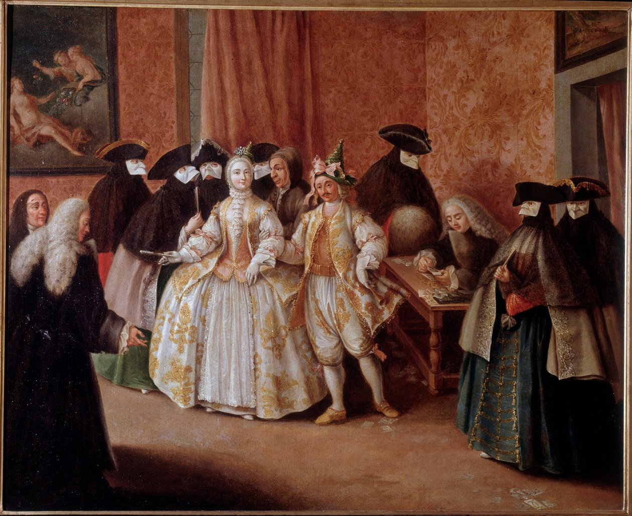 The Foyer (Festmény, 1760 körül) alkotó: Pietro Longhi