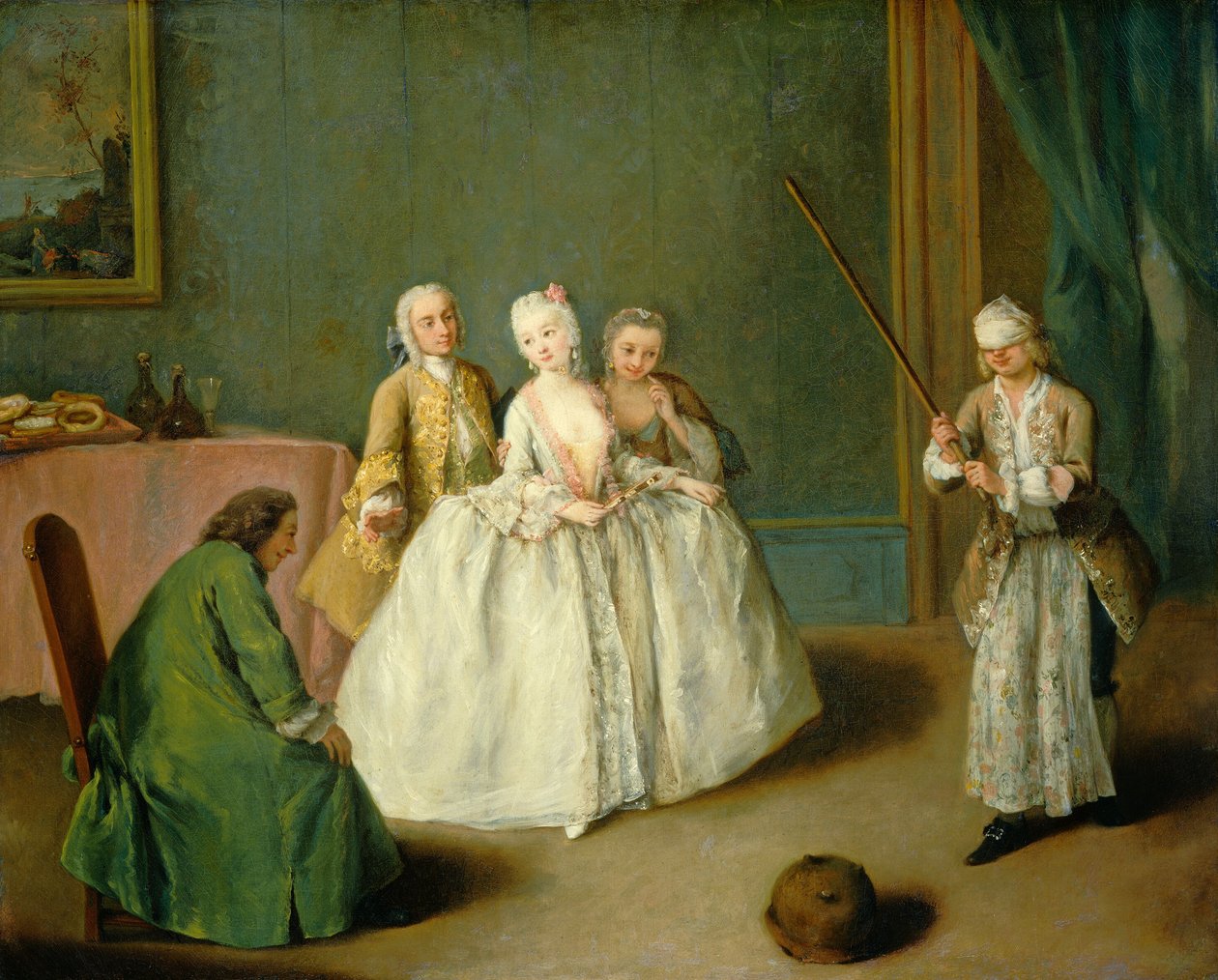 A főzőedény játéka c. 1744. alkotó: Pietro Longhi