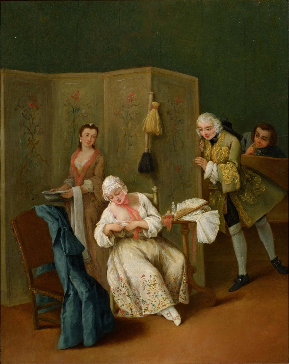Az indiszkrét úriember alkotó: Pietro Longhi