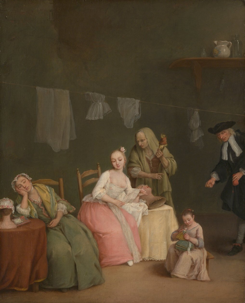 A levél alkotó: Pietro Longhi
