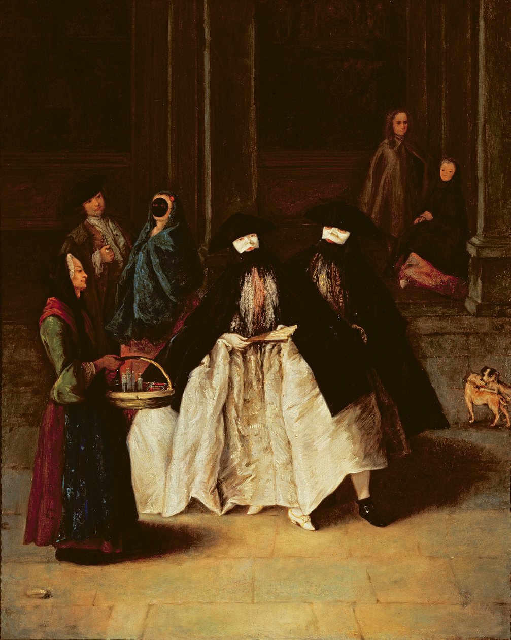 A parfüm eladó (olaj, vászon) (lásd alo 166068) alkotó: Pietro Longhi