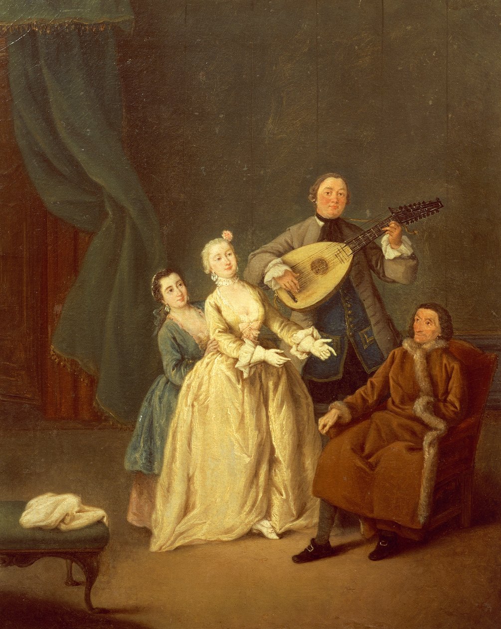 A versenymű vagy a család koncerten alkotó: Pietro Longhi