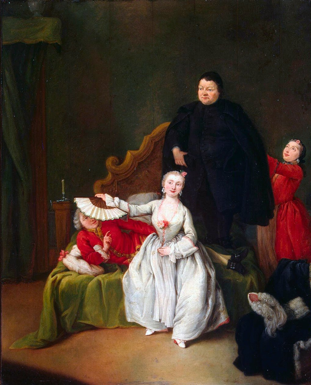 Színházi jelenet, 1752. alkotó: Pietro Longhi