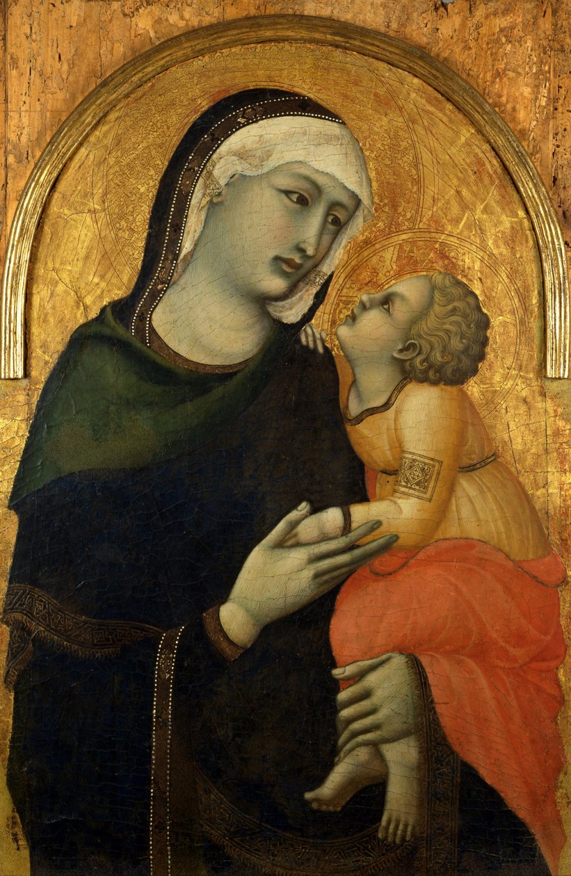Pietro Lorenzetti - Madonna kisgyermekkel - Google Art Project (27822073) alkotó: Pietro Lorenzetti