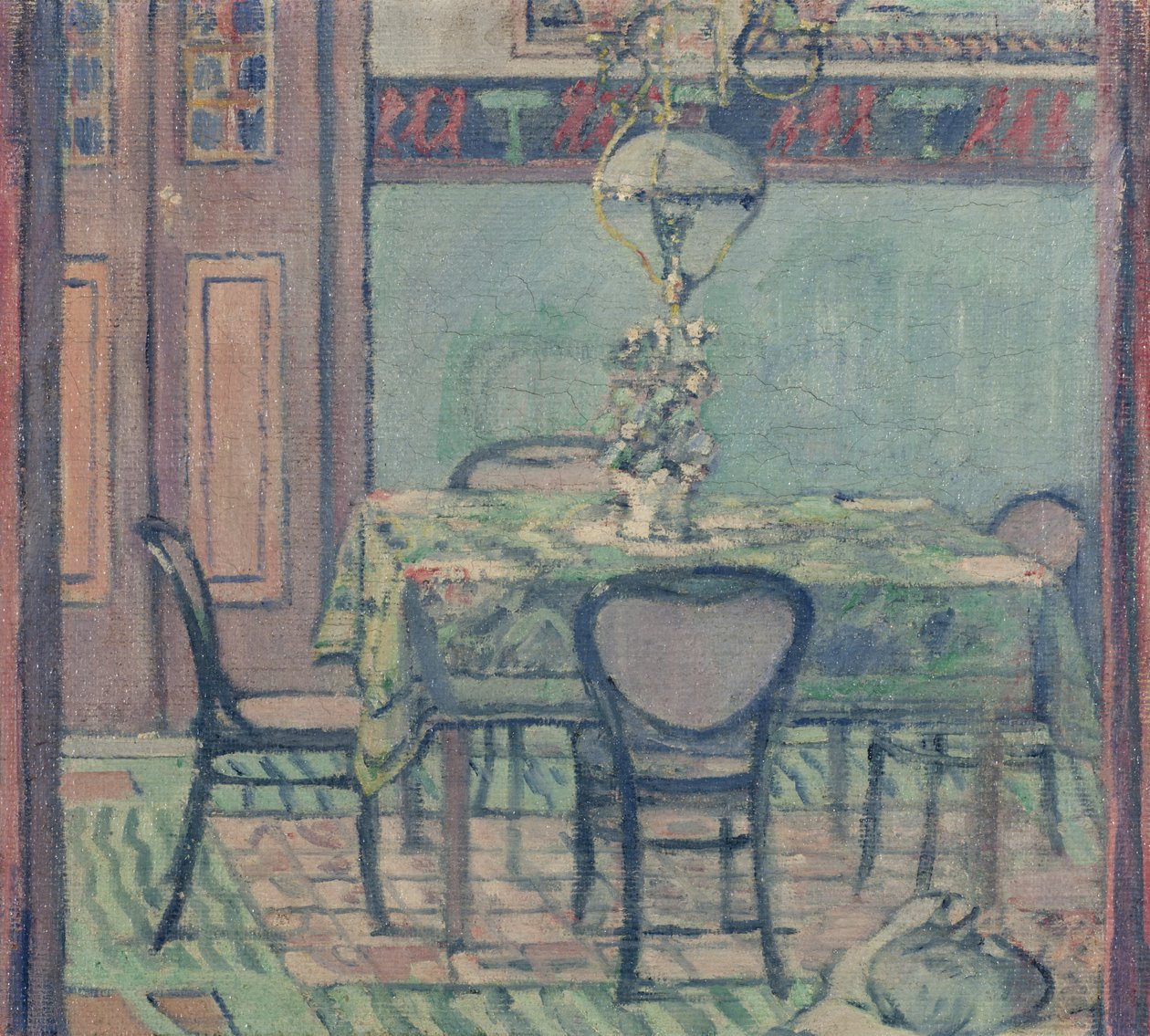 Belső, 1918 alkotó: Pietro Marussig