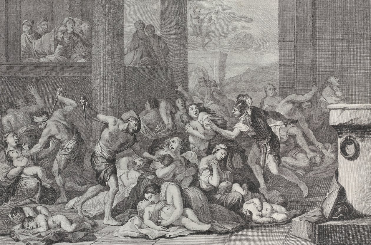 Az ártatlanok mészárlása, 1730-50. alkotó: Pietro Monaco
