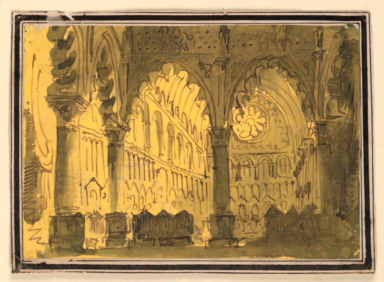 Színpadtervezés, templombelső alkotó: Pietro Narducci